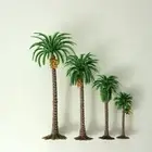 Plastic Model Trees in Different Heights Enhance Your Model Train Layout