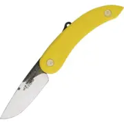 Svord Peasant Knife High Carbon Steel Blade Hunting Folding Knife Yellow Handle