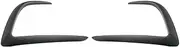 Daseeme 1 Pa of Front Fog Light Cover Eyebrow Cover Trim Frame Replacement for Tesla Model Y 2020 2021 Carbon Fiber