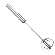 Semi Automatic Stainless Whisks Hand Push Egg Beater Milk Whip Mixer Easy Whisk