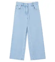 [Stella McCartney Kids] Stella McCartney Kids Floral jeans Y 3 blue
