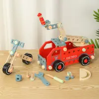 在飛比找蝦皮商城精選優惠-【櫟趣玩具屋】兒童創意擰螺絲玩具 木製百變DIY螺母組合 益
