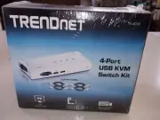 NEW TRENDnet 4-Port USB KVM Switch Kit TK-407K