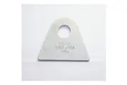 Meziere Weld-On Flat Tab 4130 Steel Suit Flat Surface w/ 3/8" Hole Qty: 20