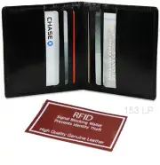 RFID Blocking Mens Leather Bifold Credit Cards Thin ID Wallet Case U.S Seller