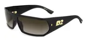 Dsquared2 D2 0140/S 807/HA Men's Sunglasses Black Size 73