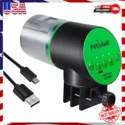 Automatic Fish Feeder for Aquarium - Rechargeable Food Dispenser for Fish Tank