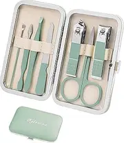 Manicure Set, Nail Set Nail Case Nail Clippers Travel Essential Nail Care Tools Fashion Stainless Steel Nail Clippers Kit Pedicure Kit Care Nail Gift for Women Friends and Parents