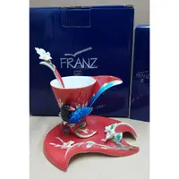在飛比找蝦皮購物優惠-B-法蘭瓷 FRANZ台灣藍鵲系列-鵲躍杯盤湯匙組(FZ01