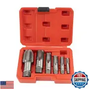 HFS(R) 6-piece NPT pipe tap set Machine Screw Metric Tap and Die Bit Set，size