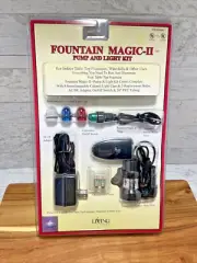 Fountain Magic II Water Pump & Light Kit Indoor Tabletop Waterfalls & Fountain