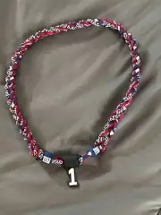 New York Giants MALIK NABERS #1 Triple Rope Team Necklace 22" FAST! FREE!