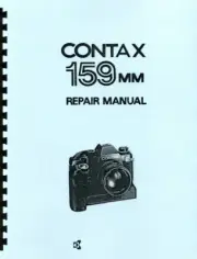 Contax 159mm (Yashica/Kyocera) Camera Service & Repair Manual Reprint