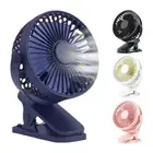 Mini Electric Fan Portable Rechargeable Mini Desk Fan Stroller