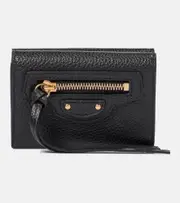 [Balenciaga] Balenciaga Neo Classic City Mini leather wallet One Size black