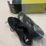 Black Leather Ultra Flex Split Sole Ballet Shoes Neo Jazz Shoe Bloch Ladies 10.5