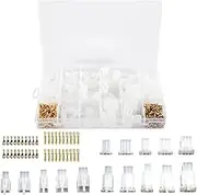 580x Automotive Wire Connector Kit, 2/3/4/6/9 Pin Electrical Connectors, Header Crimp Wire Terminals, Female Plug Housing, Male/Female Pin Header Crimp Wire Terminal