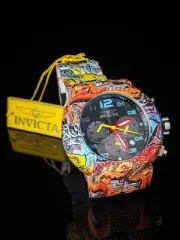 Invicta Graffiti Pro Diver Chronograph Quartz Men's Watch 52 mm