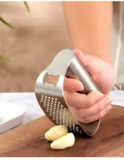 Stainless Steel Garlic Crusher Garlic Mincer Presses Ginger Press Squeezer Can O
