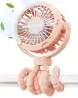 SOPOKE Mini Portable Baby Stroller Fan3 Speed Personal Handheld FanBattery Op...