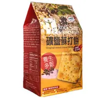 在飛比找蝦皮商城優惠-正哲礦鹽蘇打餅養生多穀風味380g【愛買】