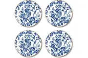 Cinnamon | Round French Rose Toile Placemats S/4
