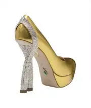 Caitlyn Hess Hess Crystl Ribbon Pltfrm Pump