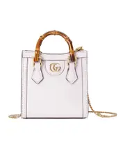 Diana leather mini bag One size light pink