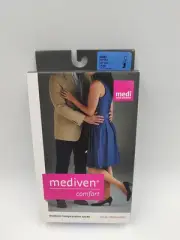 Medi Comfort Compression Socks Unisex Calf PET CT II 15-20 Wheat 44882 NIB!