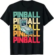 VidiAmazing Pinball Retro Vintage Arcade Pinball Machine ds1392 T-Shirt