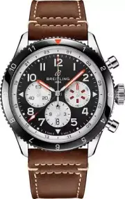 New Men's Breitling Super AVI B04 GMT 46mm Mosquito Pilot's Watch YB04451A1B1X1