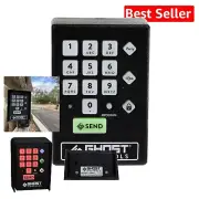 Compact Battery-Powered Wireless Keypad with Partymode for Gates - Modern Design
