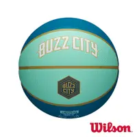 在飛比找PChome24h購物優惠-WILSON NBA 城市系列 黃蜂 橡膠 籃球 7號