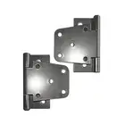 Nuvo Iron TH4BLK Gate Hinge, Black, Aluminum/Steel