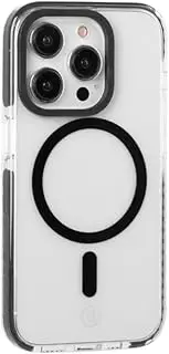 3sixT Impact Zero Clear Case (MS) for iPhone 15 Plus, Clear/Black