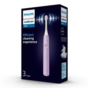 Philips 飛利浦 Sonicare輕柔舒敏音波震動牙刷HX2411/01(薰衣草紫)【愛買】