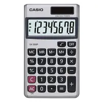 在飛比找樂天市場購物網優惠-CASIO SX-300P 國家考試專用 計算機 (附皮套)