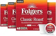 Folgers Classic Roast Medium Roast Coffee, 192 Keurig K-Cup Pods