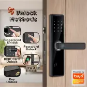 Phipulo Bluetooth Biometric Fingerprint Door Lock Smart Lock Tuya App Remote Unl