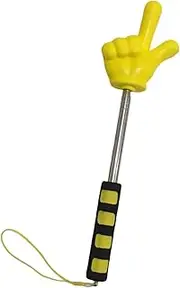 LCSVCCXA Finger Shape Pointer Stick 94cm Extendable for Presentation Needs, Yellow