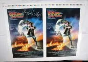 Back to the Future Original Movie Poster PRINTER'S PROOF UNCUT SIGNED by C Lloyd