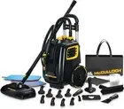 McCulloch MC1385 Deluxe Canister Steam Cleaner, 2-Hour Runtime, Black