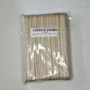 100 pack Wax Strips Sticks Large Wide Wood Wax Spatula Applicator 6" x 3/4"