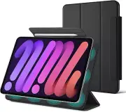 iPad Mini 6 Case iPad Mini 6th Generation Case with Pencil Holder Flip Folio
