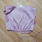 WAYF Aliso Cropped Top Small Mauve Women’s