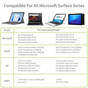 4096壓力觸控螢幕手寫筆Microsoft Surface Pro 6 5 Surface Go Book 3