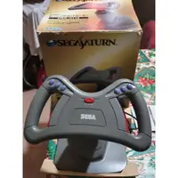 在飛比找蝦皮購物優惠-盒裝 SEGA Saturn 原廠賽車方向盤控制器＋SEGA