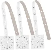 BEBEMOKO DIY Wall Clock Kit Clock Hardware Assembly Ruler Accurate Scale Making Easy to Use