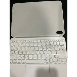 蘋果 iPad Magic Keyboard Folio 白色 有注音 支援iPad10代 巧控鍵盤雙面夾 A2695