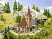 HO Scale Buildings - 66906 - Church "St George" with micro-sound Bell Ring - Kit